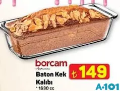 PAŞABAHÇE BORCAM BATON KEK KALIBI 1630 CC